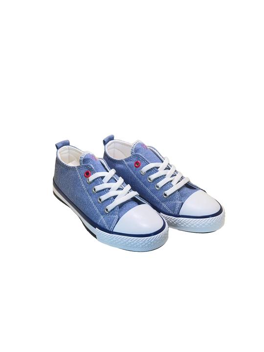 Текстильные кеды Moozy для детей с шнуровкой, CONVERSE – 7 цветов, размер 31-35
