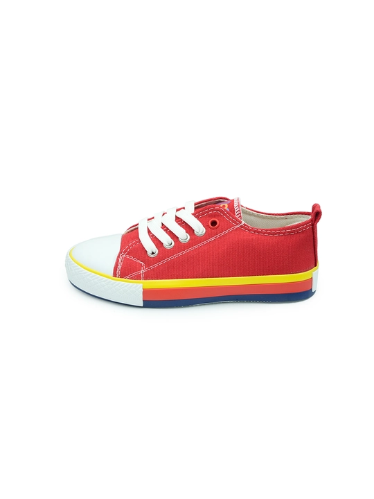 Текстильные кеды Moozy для детей с шнуровкой, CONVERSE – 7 цветов, размер 31-35