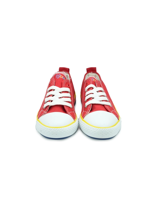 Текстильные кеды Moozy для детей с шнуровкой, CONVERSE – 7 цветов, размер 31-35