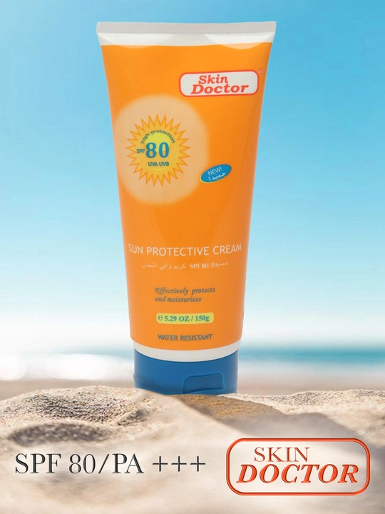 Крем солнцезащитный Skin Doctor, SPF 80, PA+++, для лица и тела, 150 мл - 