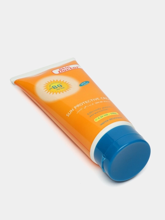 Quyoshdan himoya qiluvchi krem Skin Doctor, SPF 80, PA+++, yuz va tana uchun, 150 ml