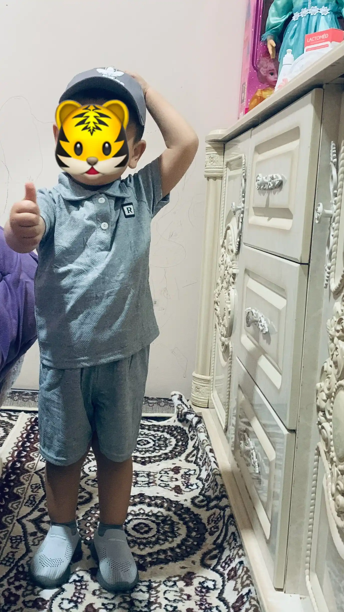 Bolalar uchun yozgi sport kiyim to‘plami, 2 qismli, futbolka + shortik