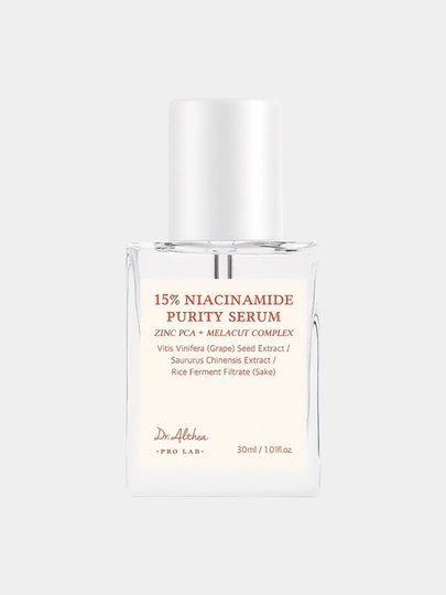Niatsinamid va sink sarum Dr.Althea 15% Niacinamide Purity Serum, 30 ml