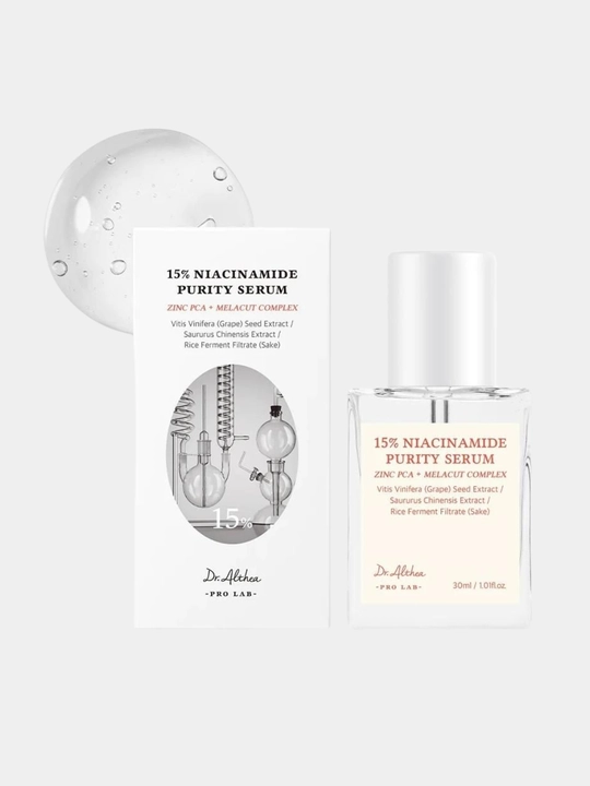 Niatsinamid va sink sarum Dr.Althea 15% Niacinamide Purity Serum, 30 ml