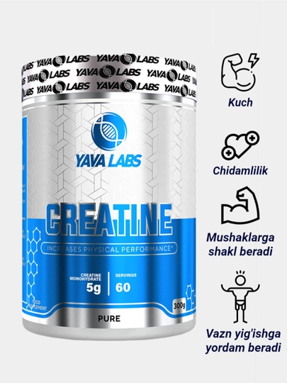 YAVA LABS CREATINE порошок, капсулы, со вкусом