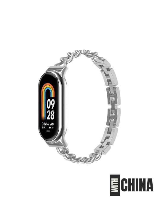 Xiaomi Mi Band 8, 9 va 10 uchun, metall tasma