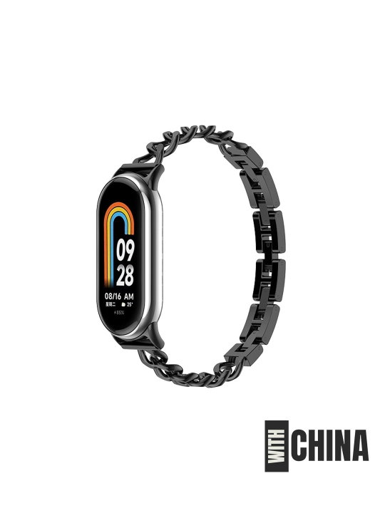 Xiaomi Mi Band 8, 9 va 10 uchun, metall tasma