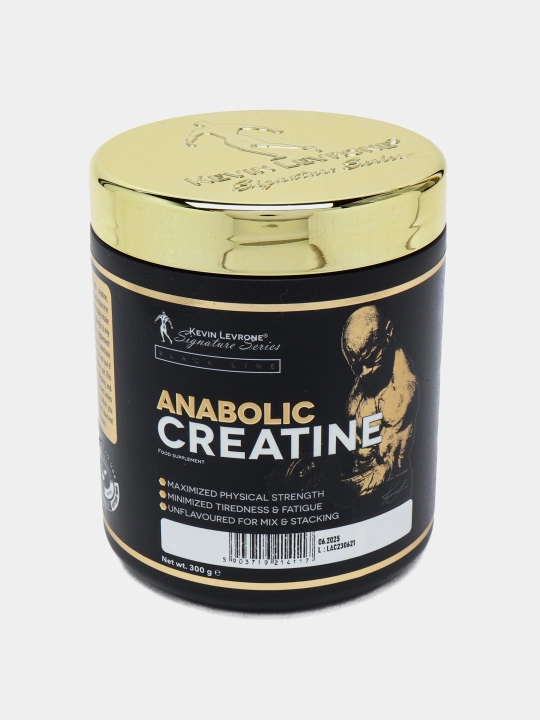 Креатин моногидрат Kevin Levrone Anabolic, GOLD, Silver 300 г, без вкуса, 60 порций