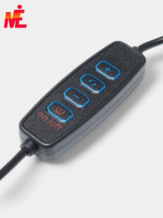 TE-808 Магнитный держатель с 4 зажимами и светодиодной лупой x3 (USB)
