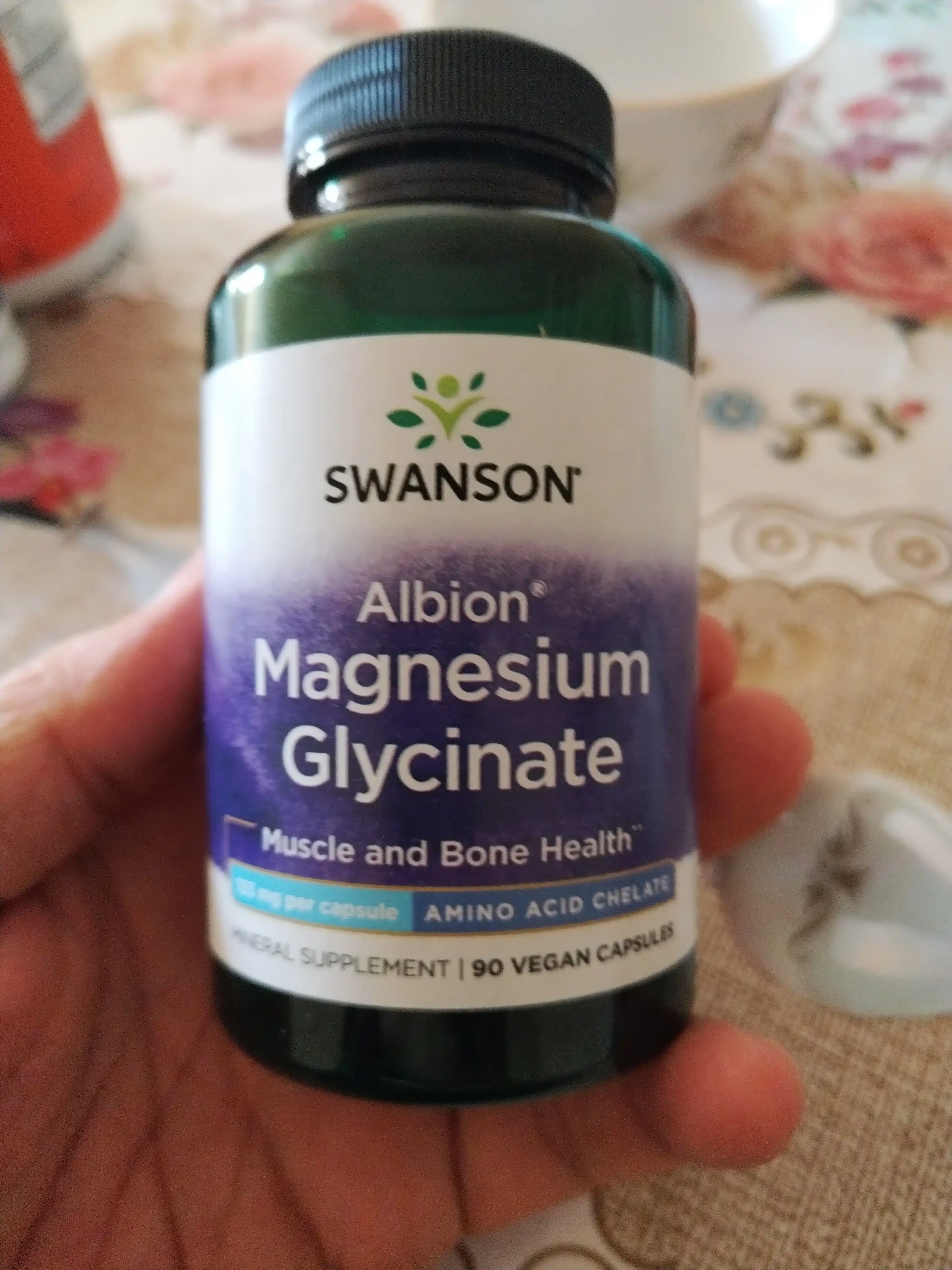 Swanson Magniy Glitsinat (Albion), 90 kapsula