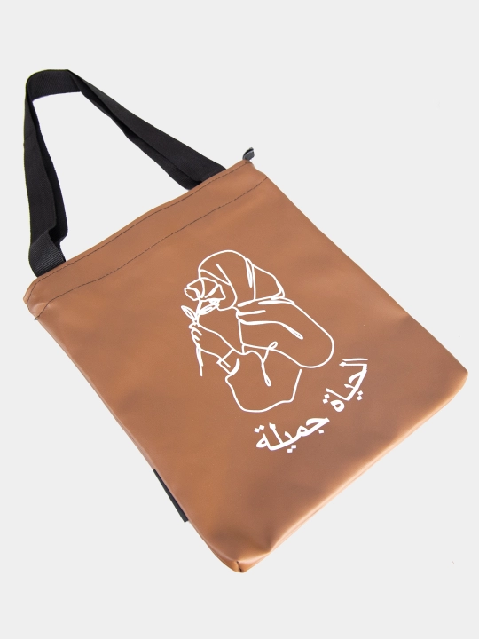 Ayollar uchun sumka-shopper, yelkama, 30 * 26 sm
