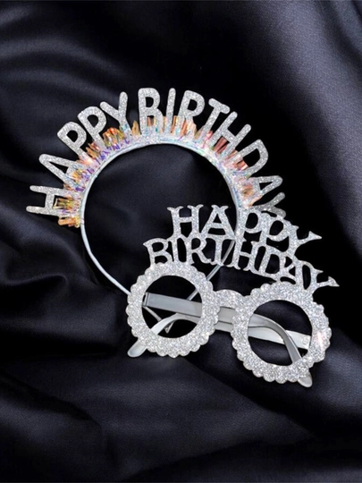 Happy Birthday malika uchun dekorativ soch obodogi - 