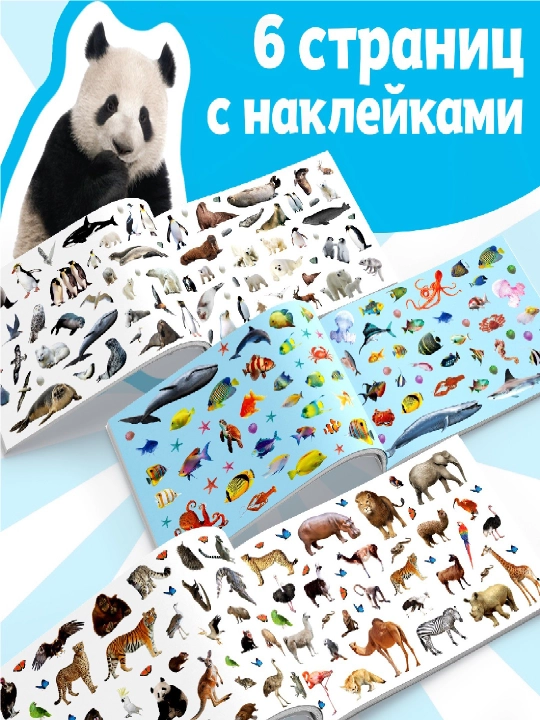 250 ta stiker, stiker albomi, bolalar uchun stikerlar, topshiriqlar, tarqatishlar
