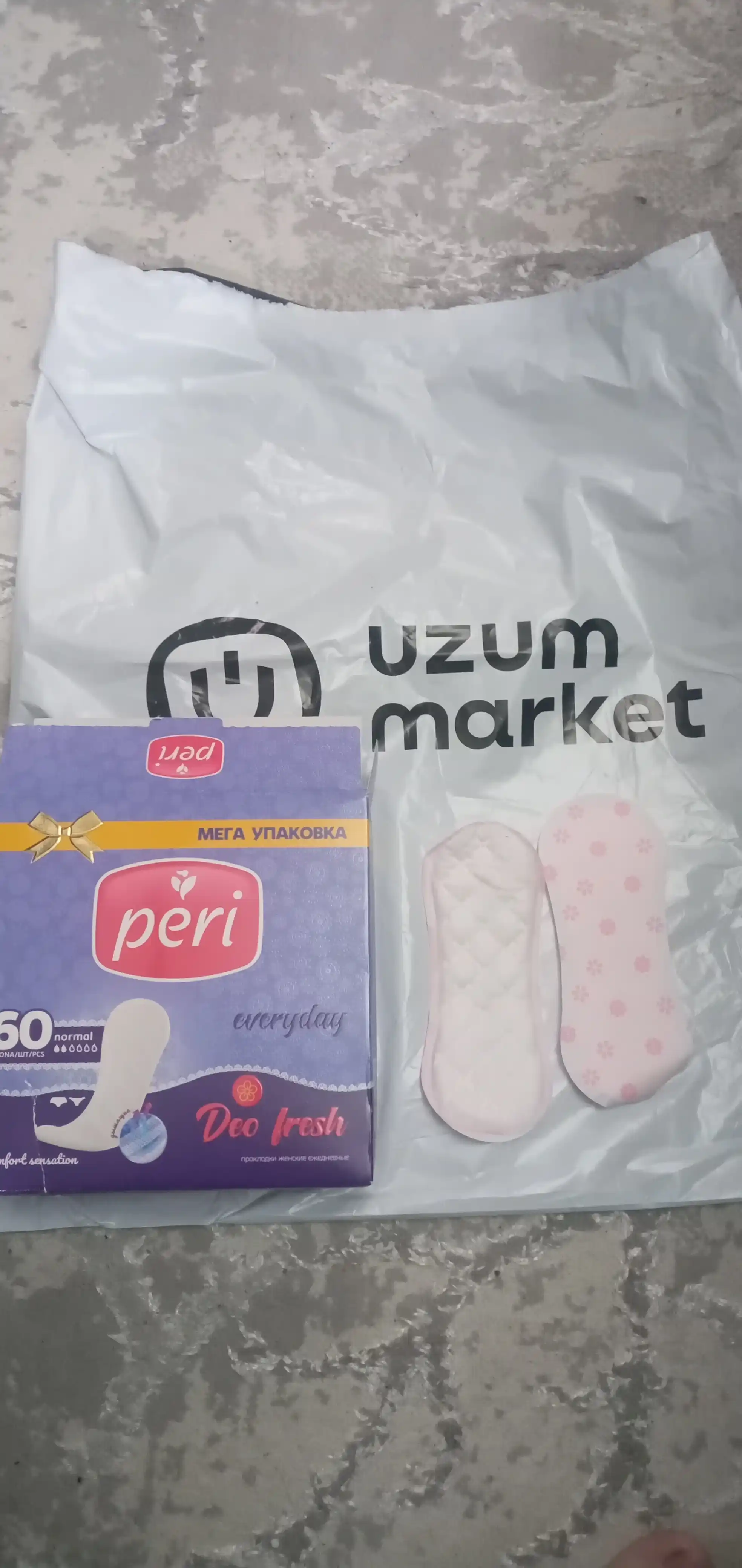 Ayollar kundalik prokladkalar Peri Deo, 60 dona