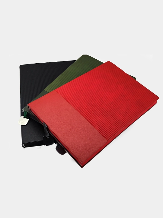 A5 halqali charm yon daftarcha, sovg‘a
