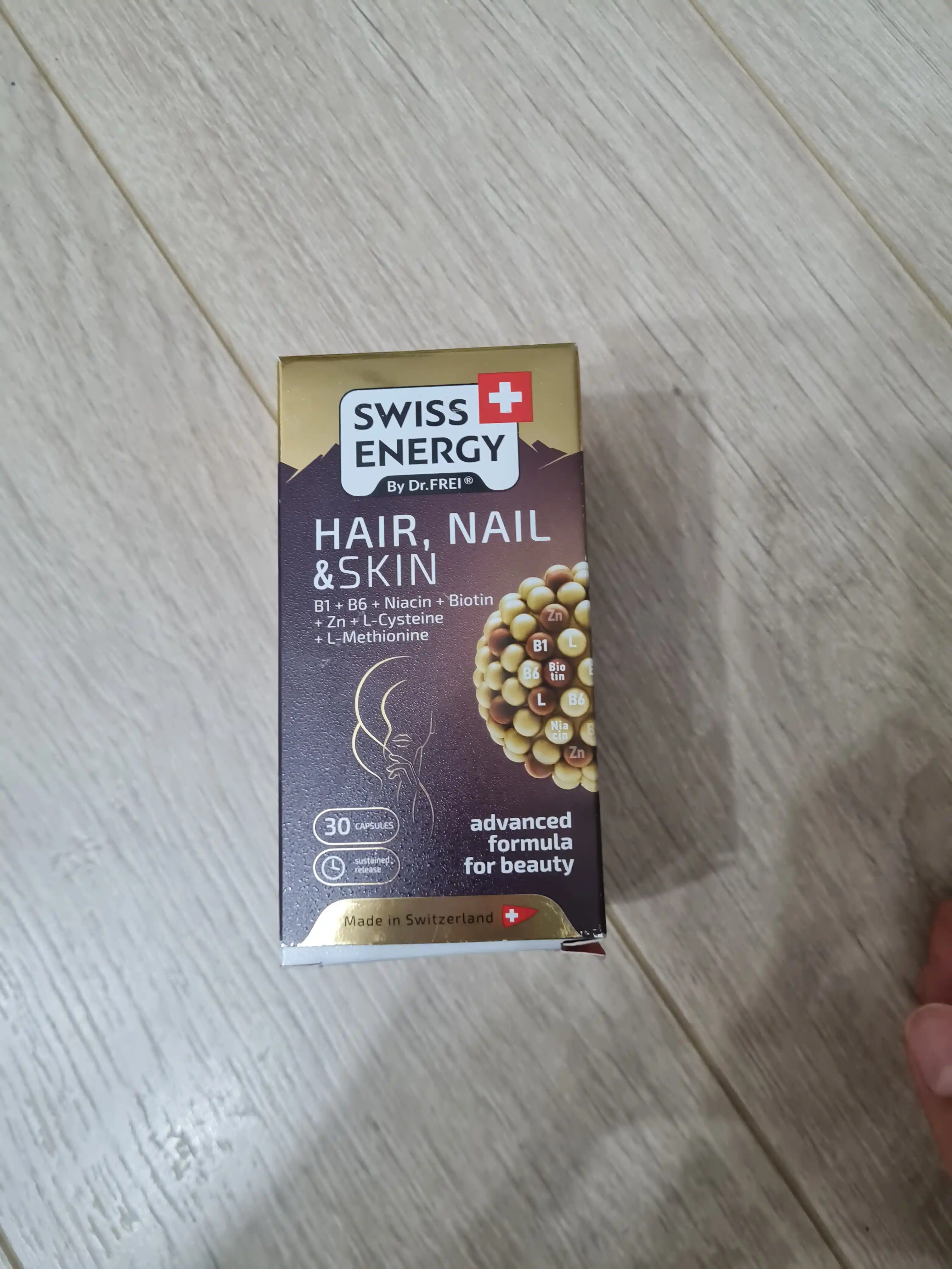 Витамины для роста ногтей, здоровья и сияния кожи Swiss Energy Hair Nail & Skin, капсулы №30