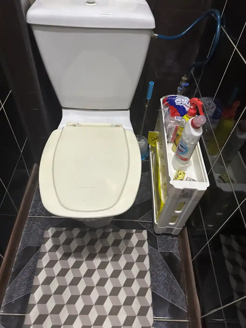 Tor plastik javon Keeplex Regular, polga qo‘yiladigan, oshxona va hammom uchun, g‘ildirakli