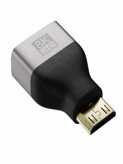 HDMI adapter o‘tkazgich 8K UHD – Mini / Micro / 90° burchakli