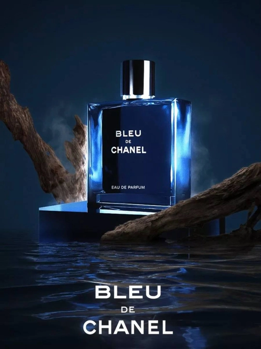 Erkaklar uchun parfyumlangan suvi Bleu de Chanel, 100 ml