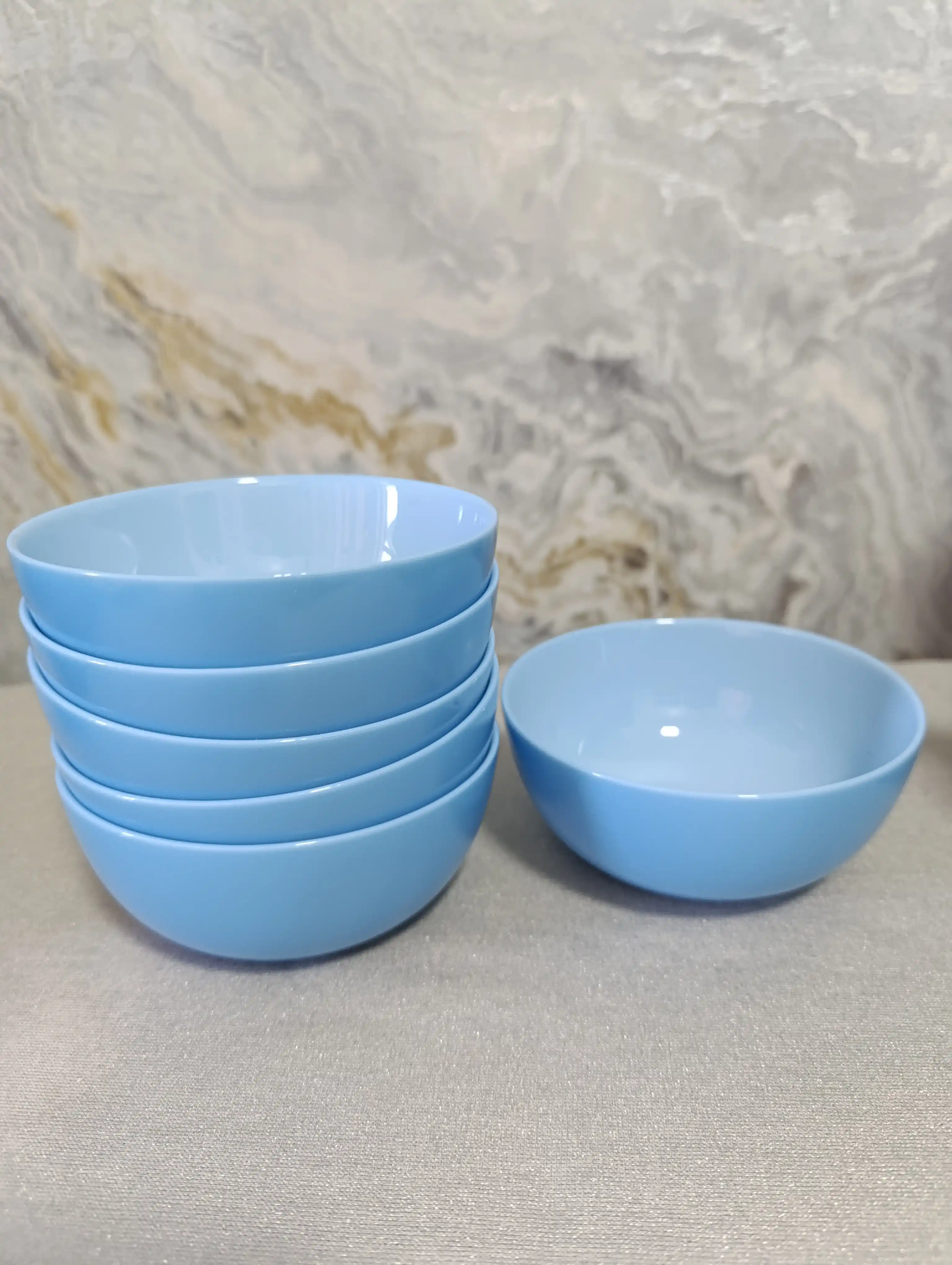 Salat idishlari Luminarc Diwali Light Blue, 12 sm, to'plamda 6 dona
