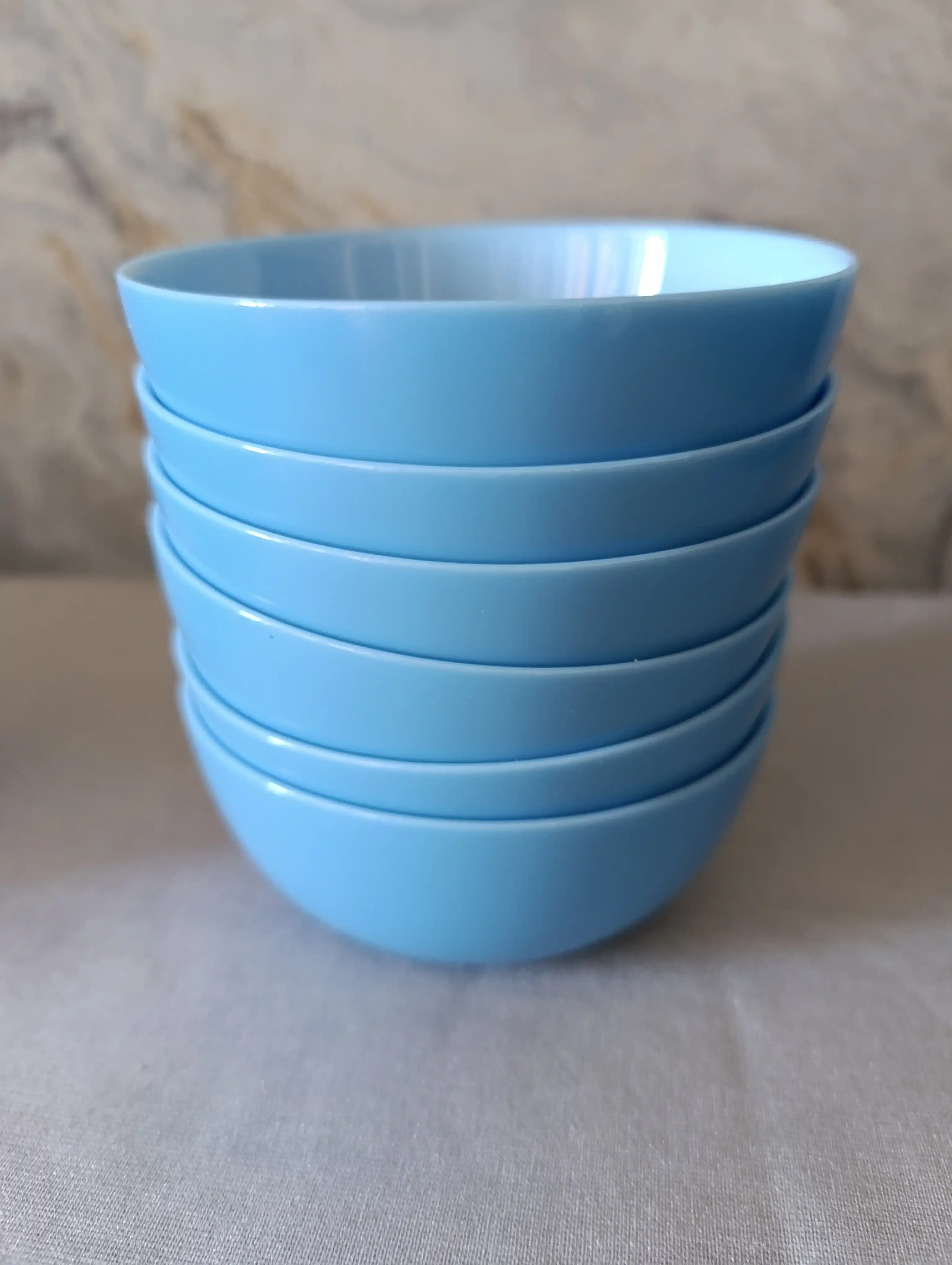 Salat idishlari Luminarc Diwali Light Blue, 12 sm, to'plamda 6 dona
