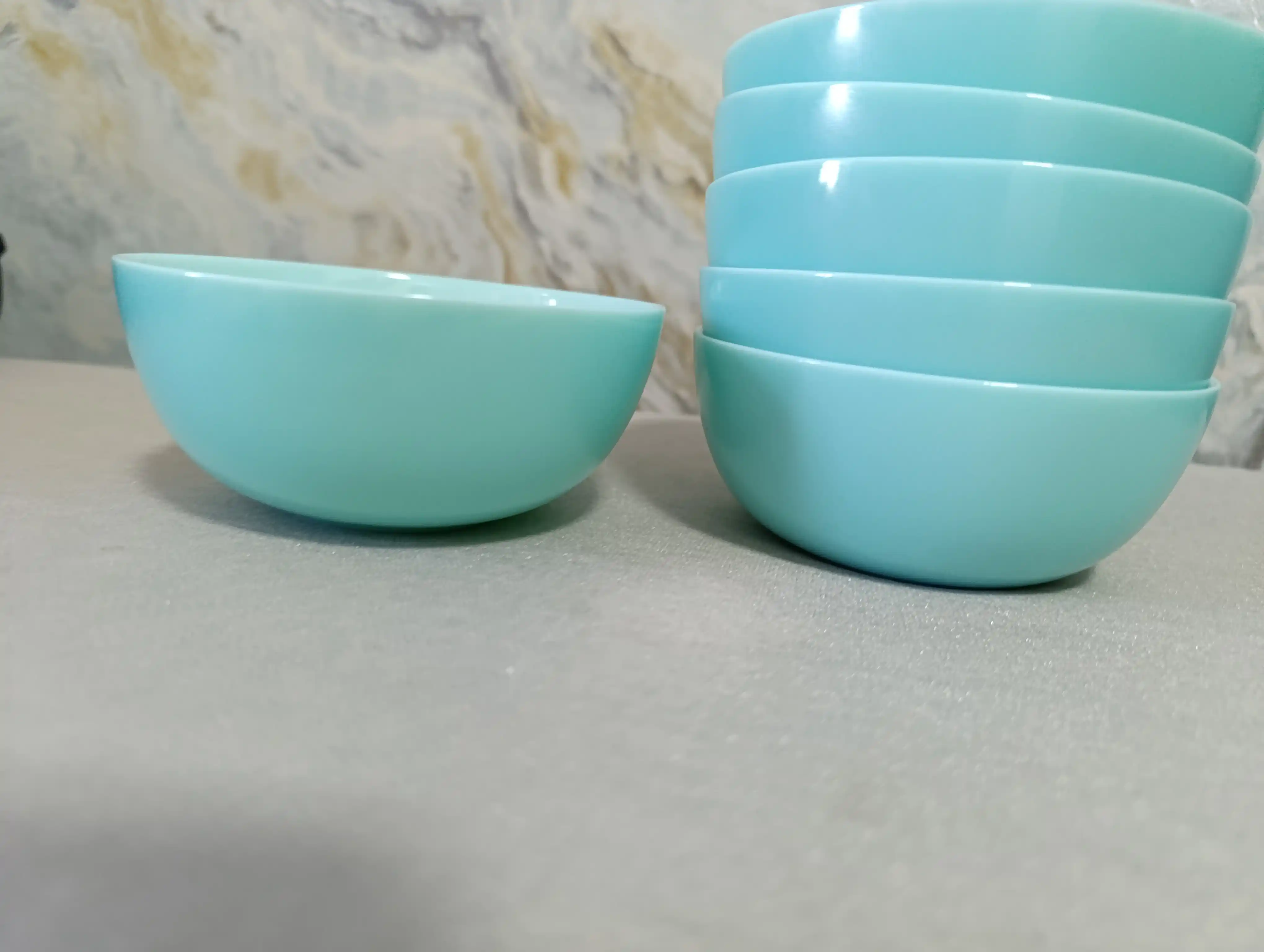 Salat idishlari Luminarc Diwali Light Turquoise, 12 sm, to'plamda 6 dona