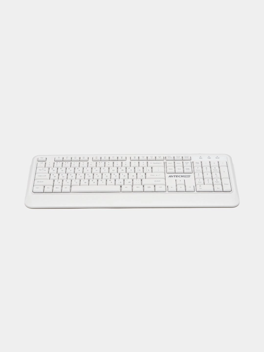 Комплект клавиатура и мышь, для дома и офиса, AVTECH C302 White