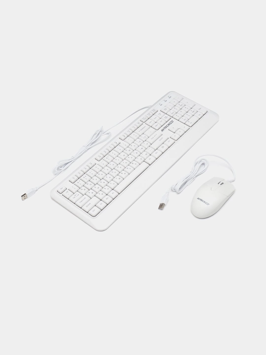 Комплект клавиатура и мышь, для дома и офиса, AVTECH C302 White