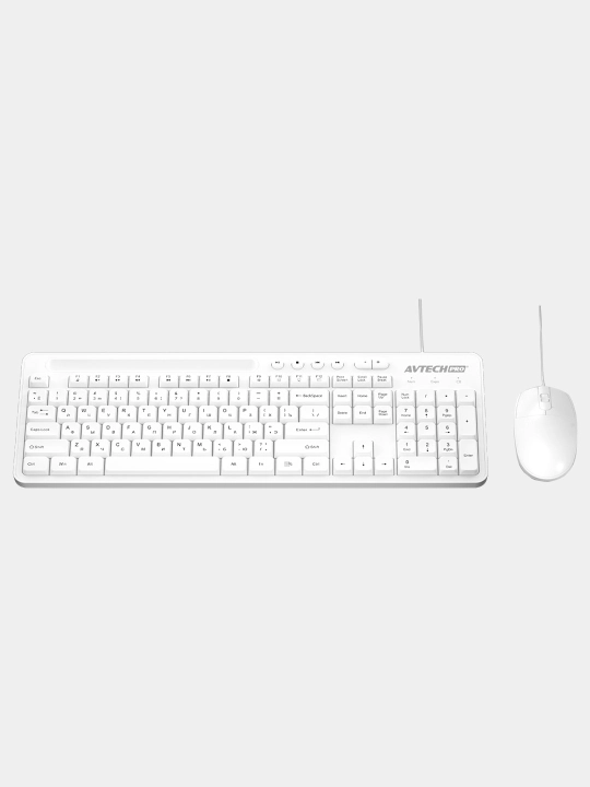 Ofis va uy uchun simli klaviatura va sichqoncha to'plami, AVTECH PRO C304
