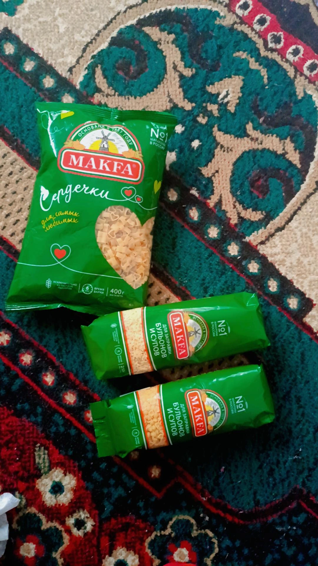 Makaron Makfa, bulyon va sho'rvalar uchun, 250 g
