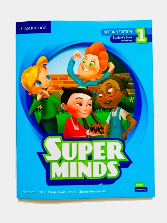 Super Minds 1, 2, 3, 4, 5, 6, Student's Book + Workbook + CD disk