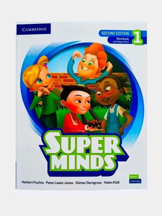 Super Minds 1, 2, 3, 4, 5, 6, Student's Book + Workbook + CD disk