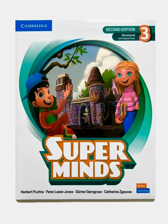 Super Minds 1, 2, 3, 4, 5, 6, Student's Book + Workbook + CD диск