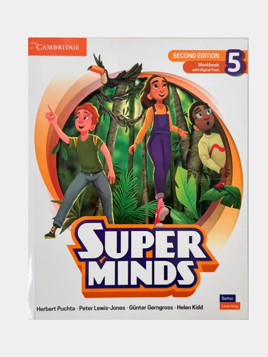 Super Minds 1, 2, 3, 4, 5, 6, Student's Book + Workbook + CD диск