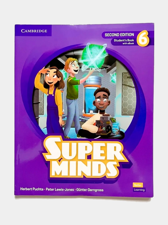 Super Minds 1, 2, 3, 4, 5, 6, Student's Book + Workbook + CD disk