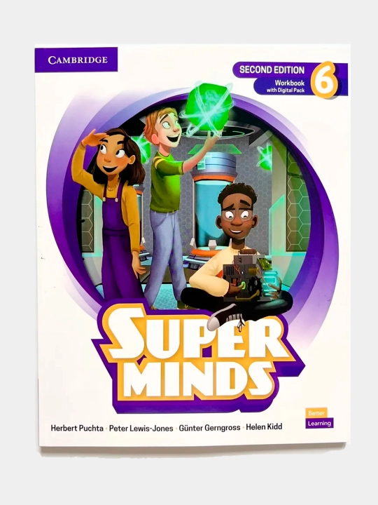 Super Minds 1, 2, 3, 4, 5, 6, Student's Book + Workbook + CD disk