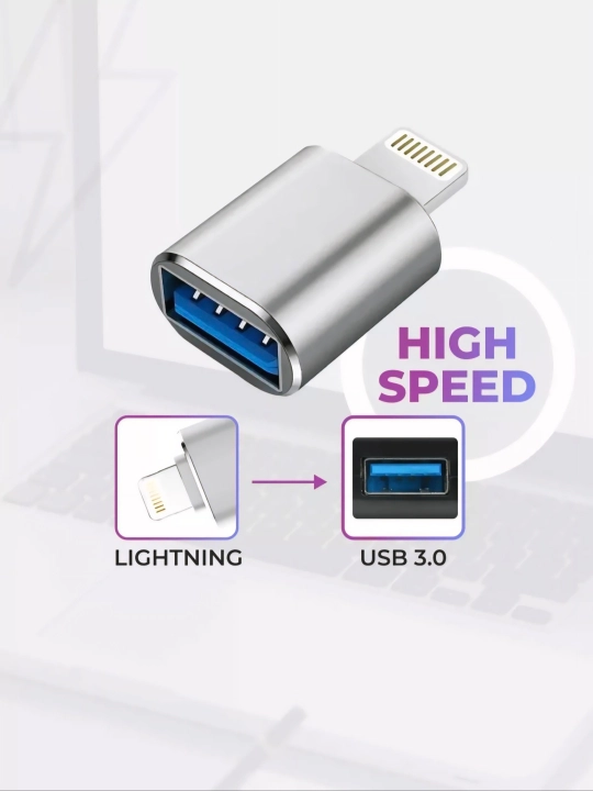 Адаптер для USB Type-C, USB Micro и USB Lightning