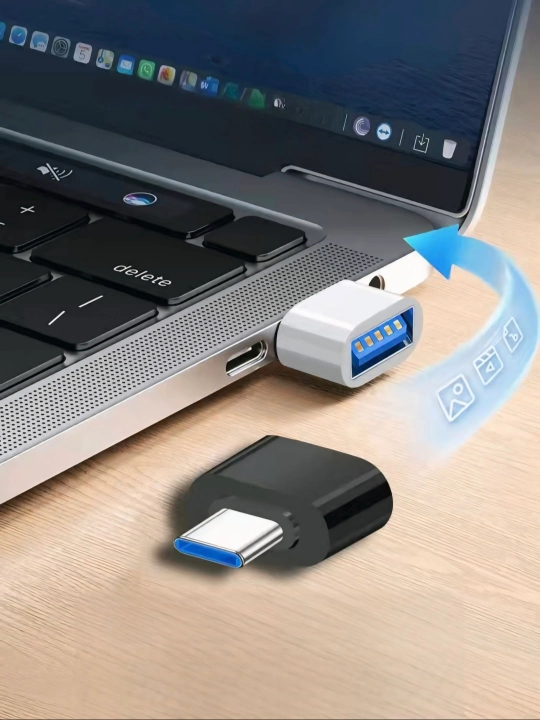 USB Type-C, USB Micro va USB Lightning adapteri