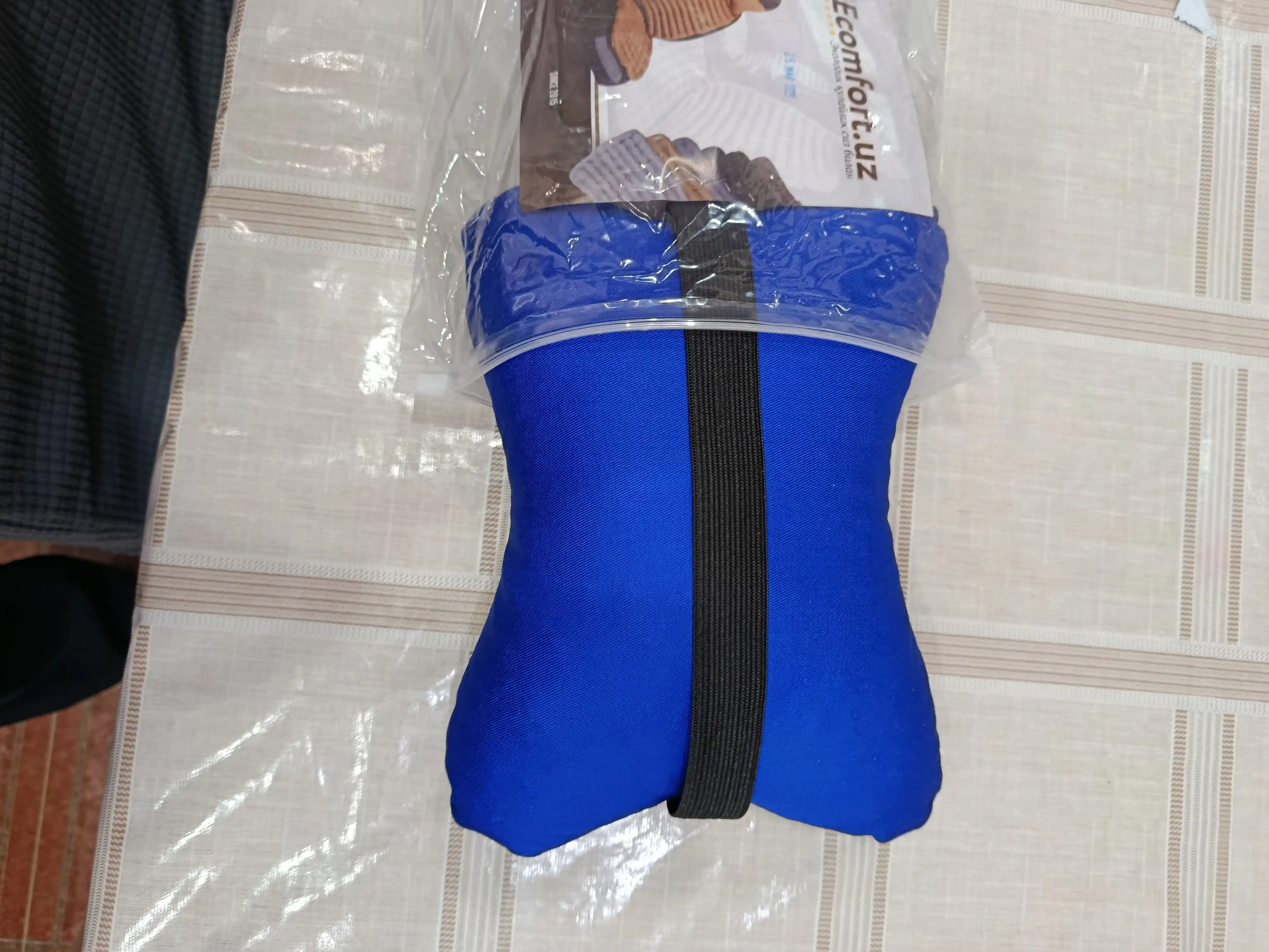 Avtomobil uchun, guruch qobig'idan ortopedik boyin yostig'chasi, ECOMFORT