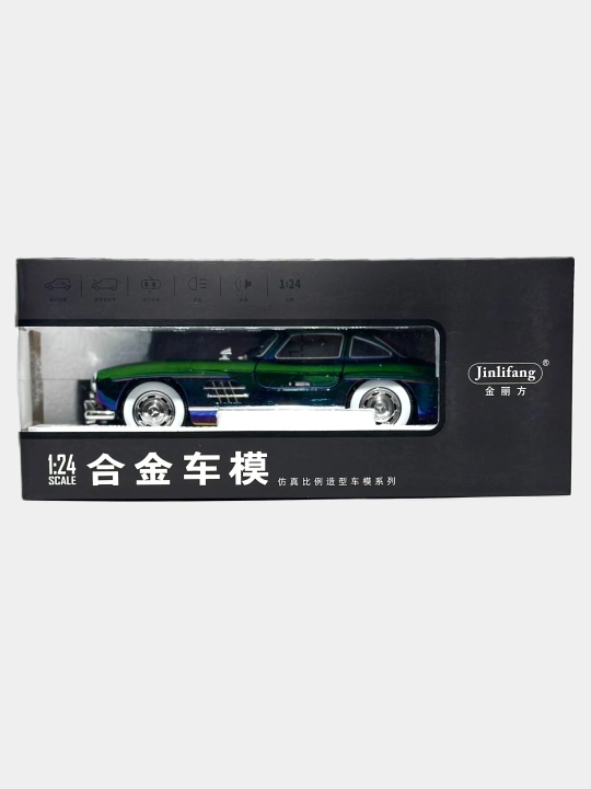 Металлическая игрушечная машинка Mercedes-Benz AMG 6.3, Nissan Skyline, "Jinlifang" 1:24