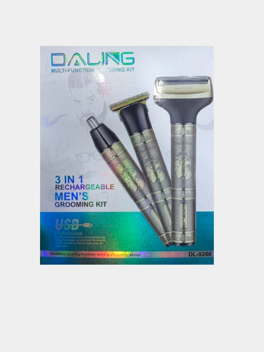 Soch va soqol olish uchun trimmer,soch olish mashinkasi, 3/1 Daling DL-9266