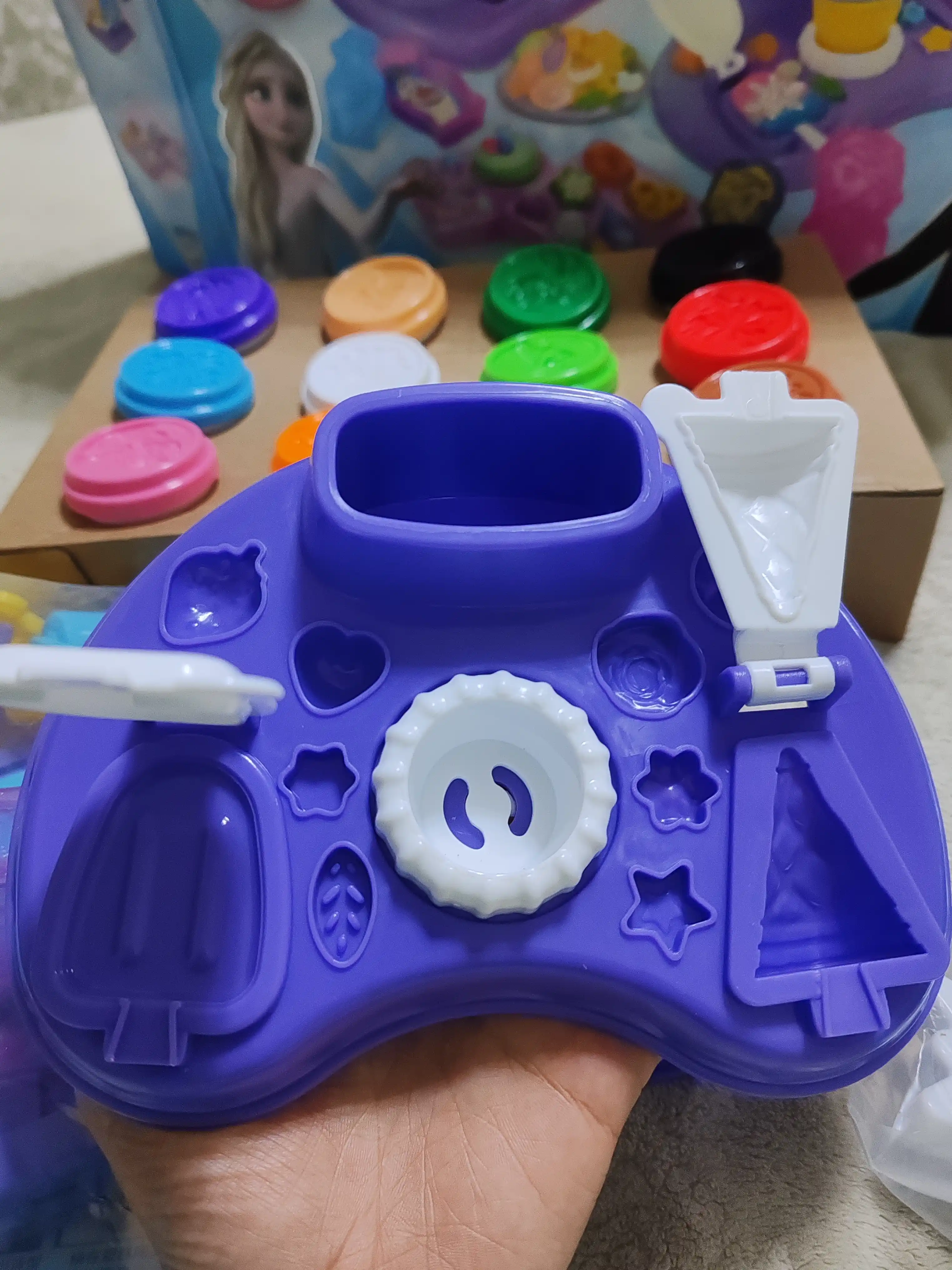 Набор мягкого пластилина Play-Doh Холодное сердце, набор для лепки десертов