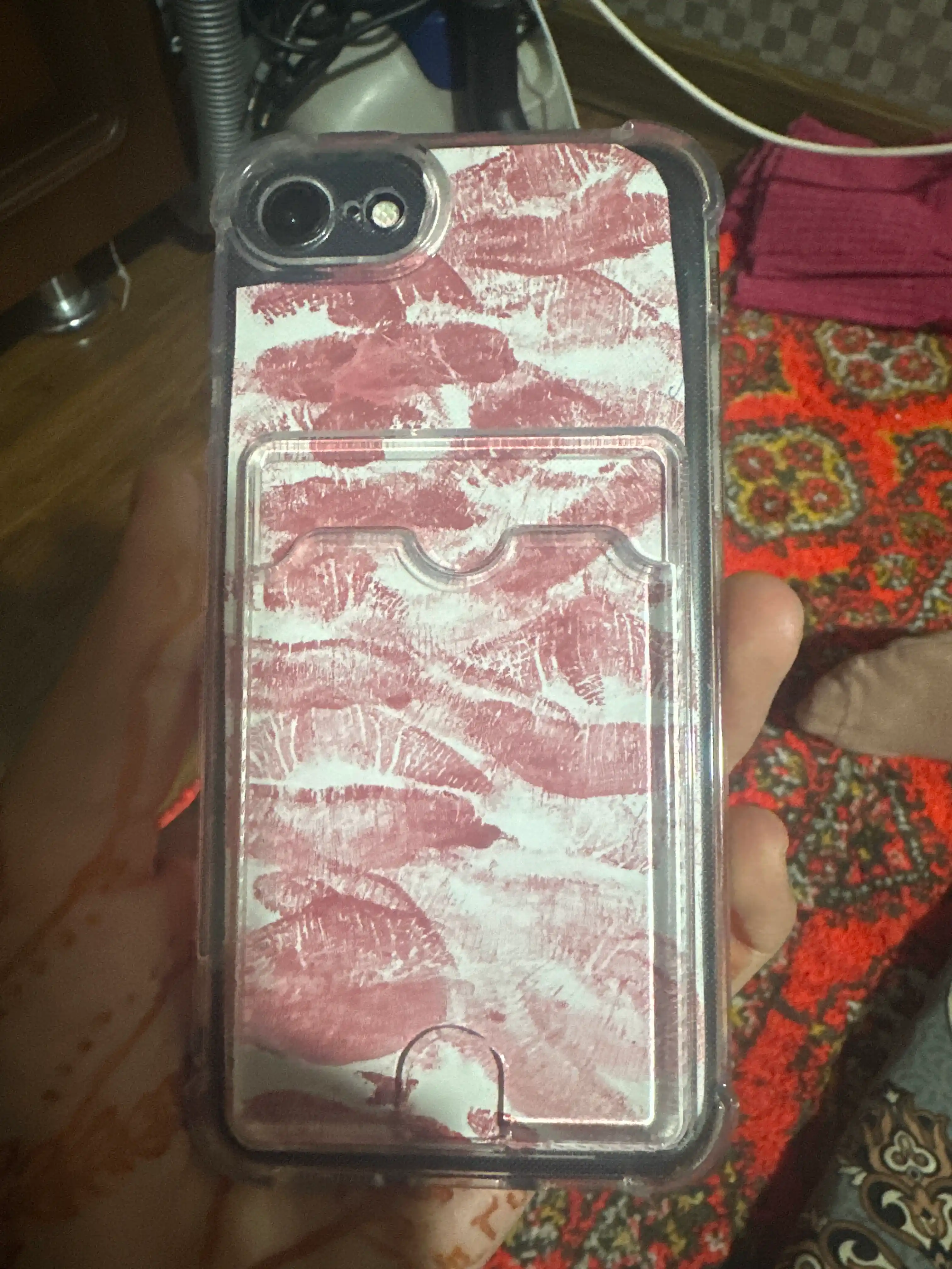 Чехол с карманом для карт, iPhone 6, 7, 8, SE, XS, 11, 12, 13, 14, 15 Pro, Max прозрачный