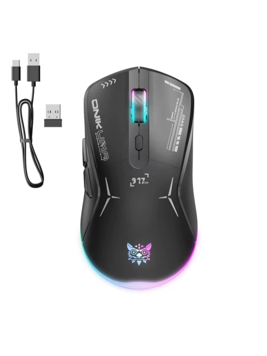 Onikuma cw917 simsiz o'yin sichqonchasi, 2,4 G, 6 tugma, sozlanishi DPl