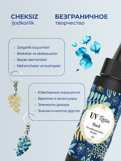 UV epoksid smola, bir komponentli, zargarlik buyumlari yasash uchun