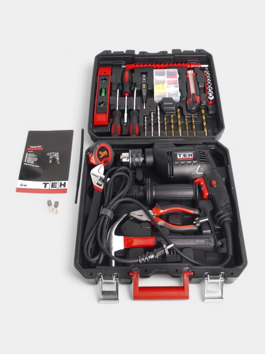 TEH TD1307AX zarba drel, 710 Vt, 2800 ayl/daq, daqiqasiga 41600 zarba