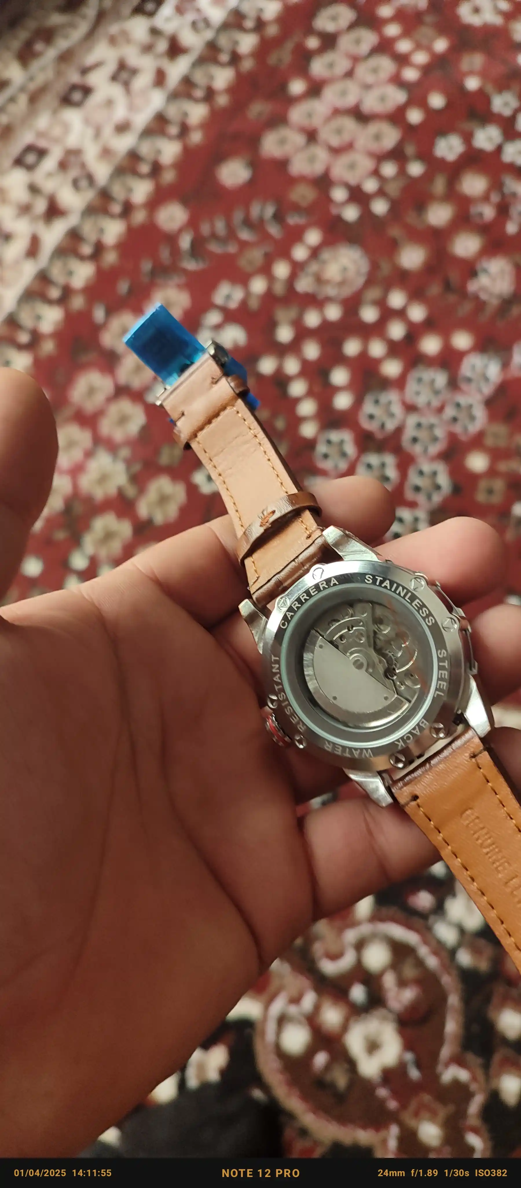 Erkaklar mexanik soatlari, klassik dizayn va avtomatik ochiladigan -WATCHHOUSE