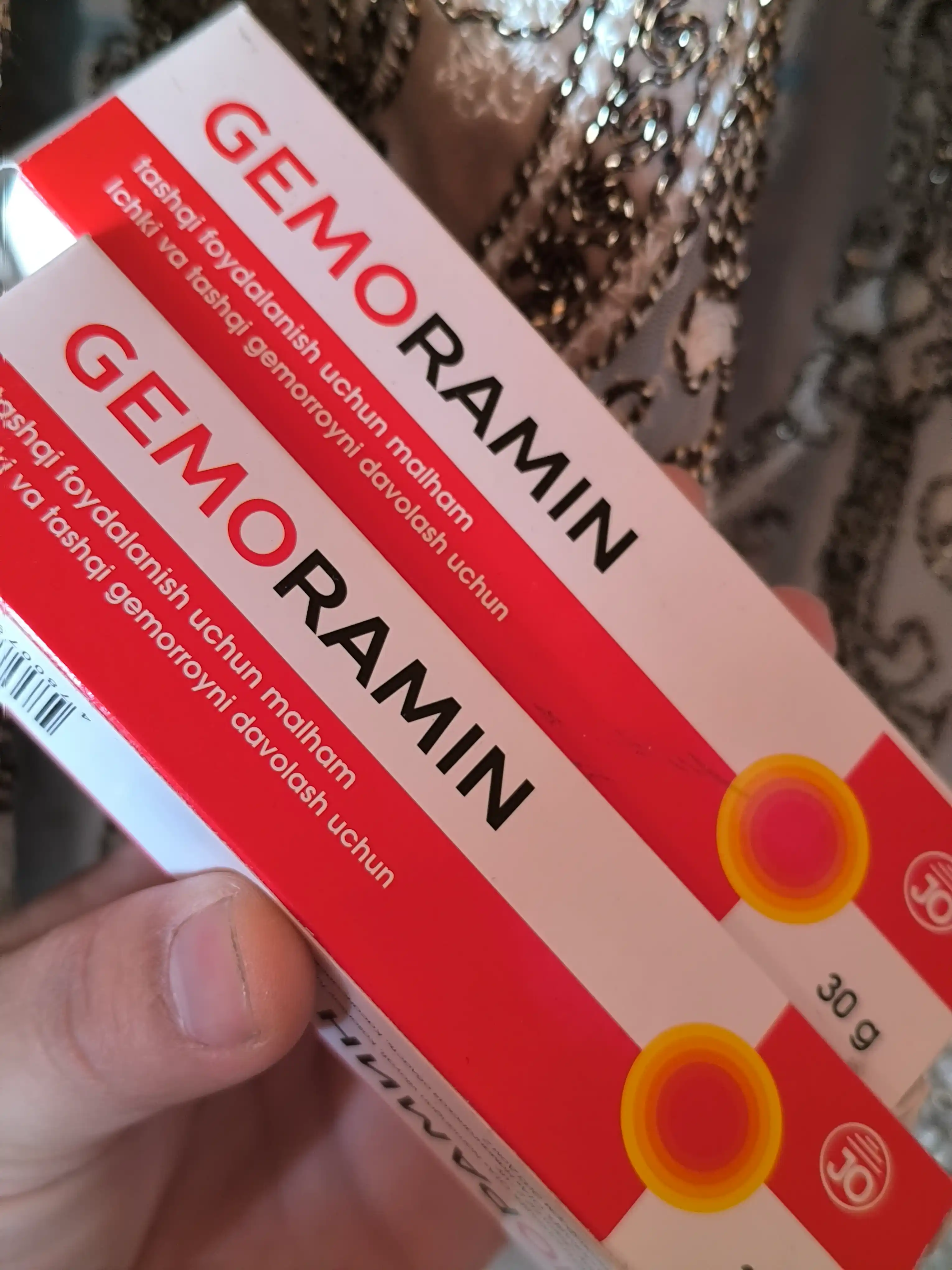 Gemoramin, gemorroy uchun yengil yechim, parvarish 