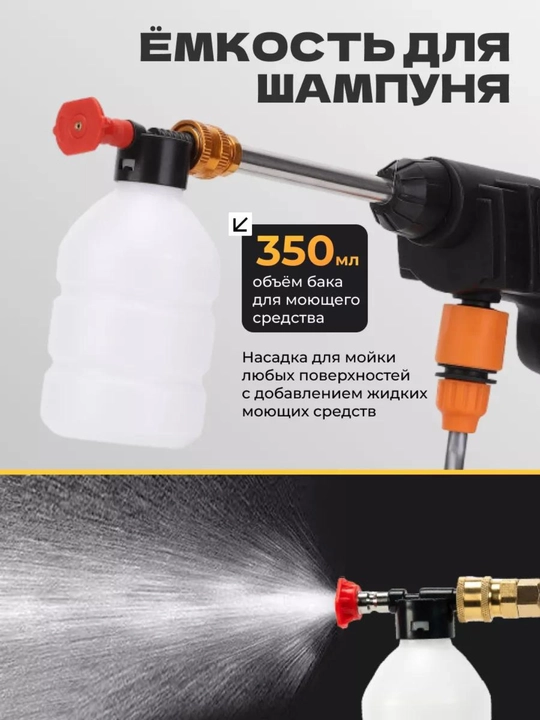 Мойка высокого давления, 48 HV, аккумуляторная, мини мойка