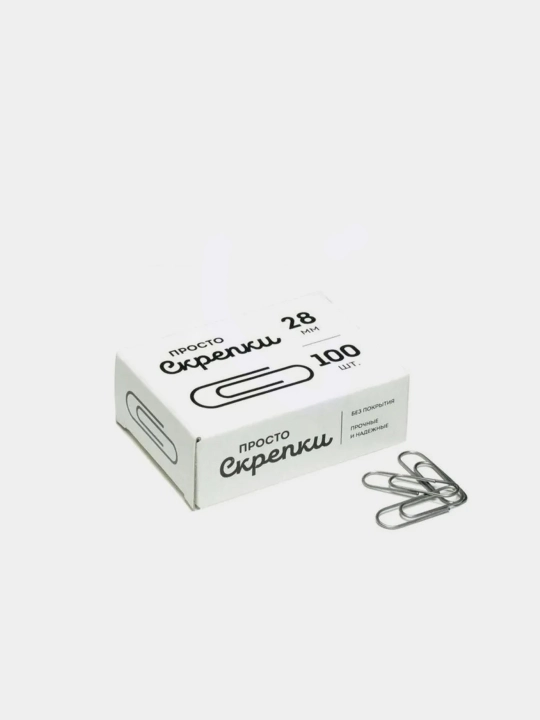 Kantselyariya qisqichlari L22 mm, 100 dona. C22-100 - 